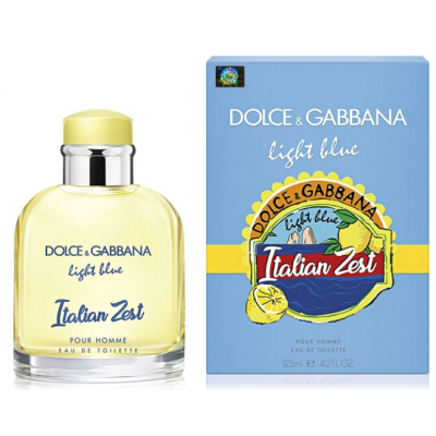 Туалетна вода чоловіча Dolce&Gabbana Light Blue Italian Zest 125 мл (Euro)