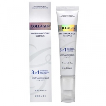 Єсенція для обличчя Enough Collagen 3 в 1 Whitening Moisture Essence 30 мл