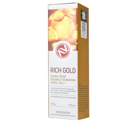 Тональний крем Enough Rich Gold Double Wear Radiance Foundation SPF50+ PA+++ №13