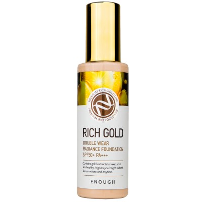 Тональний крем Enough Rich Gold Double Wear Radiance Foundation SPF50+ PA+++ №13