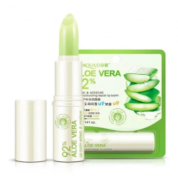 Бальзам для губ BIOAQUA Aloe Vera 92% Refresh & Moisture Aloe Moisturizing Repair Lip Balm 4 г