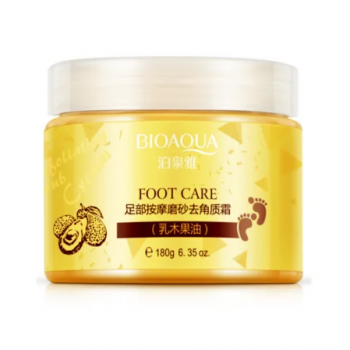Гель-скраб для ног BIOAQUA Foot Care Peeling с маслом ши и авокадо 180 г 