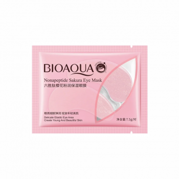 Гідрогелеві патчі під очі BIOAQUA Nonapeptide Sakura Eye Mask із сакурою 7.5 г