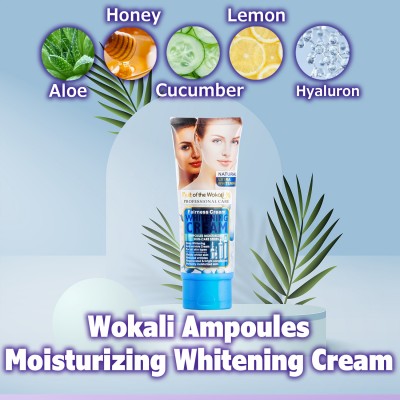 Крем для делікатного відбілювання Wokali Ampoules Moisturizing Whitening Cream із зволожуючим ефектом WKL529 100 мл