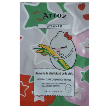 Маска для лица Bioska Arroz с витамином B повышает эластичность кожи 25 мл