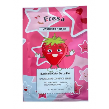 Маска для лица Bioska Fresa с витамином C В1 В2 осветляющая 25 мл