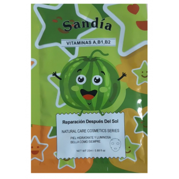 Маска для лица Bioska Sandia с витамином А В1 В2 после загара 25 мл