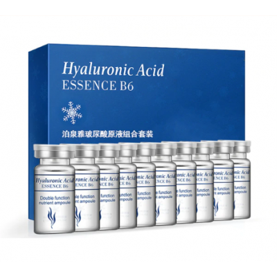 Набор сывороток BIOAQUA Hyaluronic Acid Essence B6 с гиалуроновой кислотой и витамином В6 (10шт*5мл) 