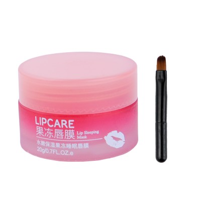 Ночная маска для губ BIOAQUA Lip Sleeping Mask с экстрактом клубники 20 г