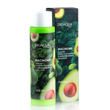 Поживна емульсія для обличчя BIOAQUA Niacinome Avocado Elasticity Moisturizing Emulsion з авокадо 200 мл