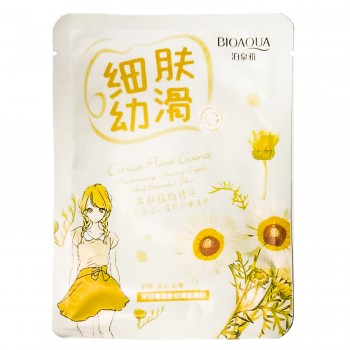 Тканевая маска для лица BIOAQUA Extract Plant Essence с ромашкой 30 г