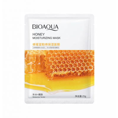 Тканевая маска для лица BIOAQUA Honey Moisturizing Mask с экстрактом меда 25 г