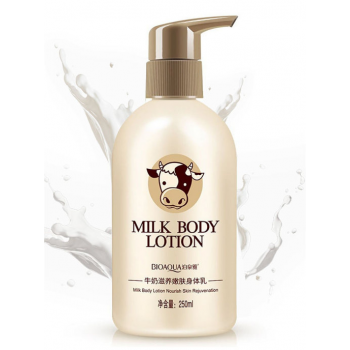 Увлажняющий лосьон для тела BIOAQUA Milk Body Lotion с протеинами молока 250 мл