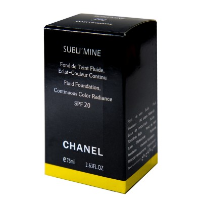 Тональний крем Chanel Sublimine Fond de Teint Fluide SPF 20 ПАЛІТРА