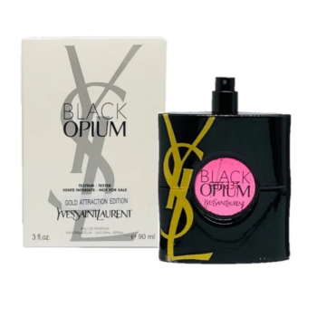 Тестер женский Yves Saint Laurent Black Opium Gold Attraction Edition 90 мл