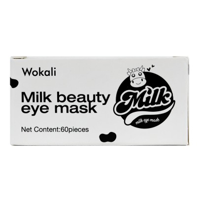 Омолоджують гідрогелеві патчі під очі Wokali Milk Eye Mask 60 шт