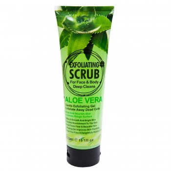 Cкраб для лица и тела Wokali Aloe Vera Face and Body Exfoliating Scrub WKL576 320 мл