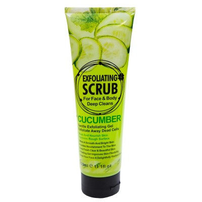 Cкраб для лица и тела Wokali Cucumber Face and Body Exfoliating Scrub WKL578 320 мл
