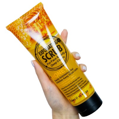 Cкраб для лица и тела Wokali Honey Face and Body Exfoliating Scrub WKL575 320 мл