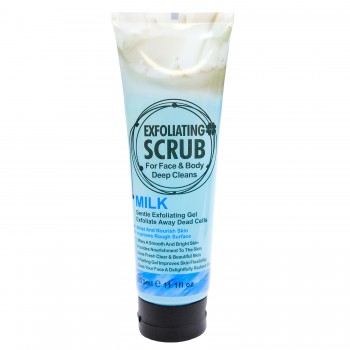 Cкраб для лица и тела Wokali Milk Face and Body Exfoliating Scrub WKL581 320 мл