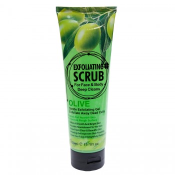 Cкраб для обличчя і тіла Wokali Olive Face and Body Exfoliating Scrub WKL585 320 мл