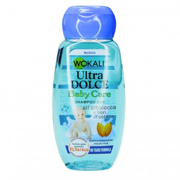 Дитячий шампунь Wokali Ultra Dolce Shampoo Baby Care мигдаль і молоко 2в1 WKL186 220 мл