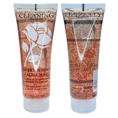 Гель-скраб для вмивання Wokali Cherry Blossom Foaming Facial Wash Scrub WKL589 170 мл