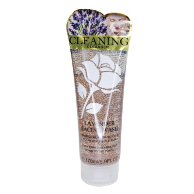 Гель-скраб для вмивання Wokali Lavender Foaming Facial Wash Scrub WKL588 170 мл
