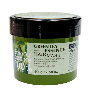 Маска для волос Wokali Natural Organic Green Tea Essence Hair Mask WKL198 500 г