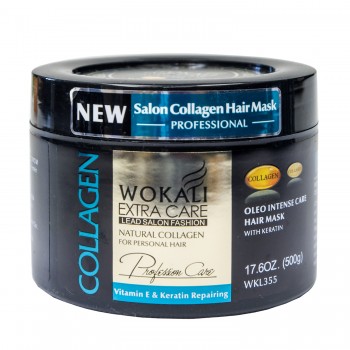 Маска для волос Wokali Prof Salon Collagen Hair Mask интенсивный уход WKL355 500 г