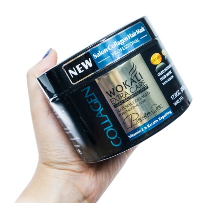 Маска для волос Wokali Prof Salon Collagen Hair Mask интенсивный уход WKL355 500 г