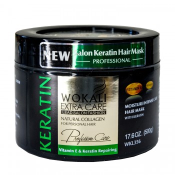 Маска для волосся Wokali Prof Salon Keratin Hair Mask інтенсивне зволоження WKL356 500 г