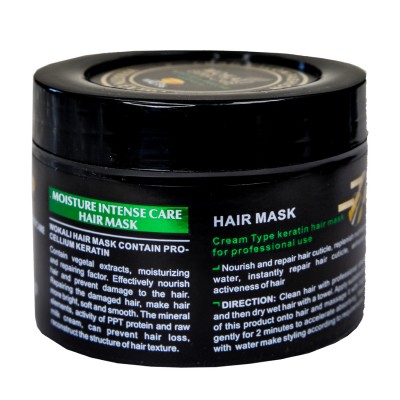 Маска для волосся Wokali Prof Salon Keratin Hair Mask інтенсивне зволоження WKL356 500 г