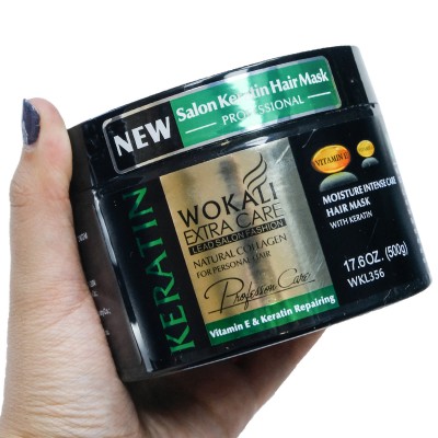 Маска для волосся Wokali Prof Salon Keratin Hair Mask інтенсивне зволоження WKL356 500 г