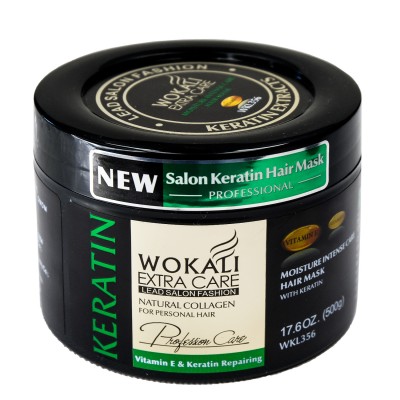 Маска для волосся Wokali Prof Salon Keratin Hair Mask інтенсивне зволоження WKL356 500 г