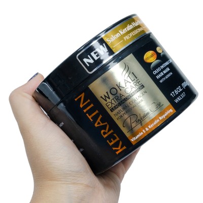 Маска для волосся Wokali Prof Salon Keratin Hair Mask інтенсивний догляд WKL357 500 г