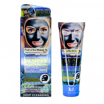 Маска пленка для лица Wokali Dead Sea Black Mask c водорослями WKL534 130 мл