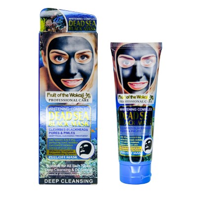 Маска пленка для лица Wokali Dead Sea Black Mask c водорослями WKL534 130 мл