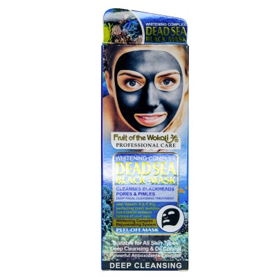 Маска пленка для лица Wokali Dead Sea Black Mask c водорослями WKL534 130 мл