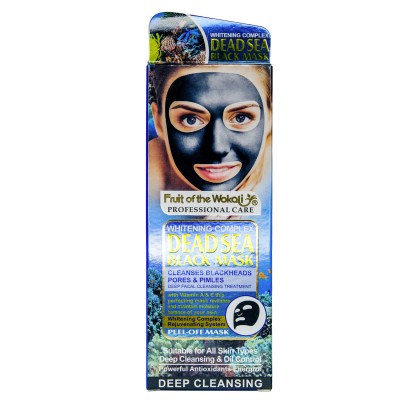 Маска плівка для обличчя Wokali Dead Sea Black Mask c водоростями WKL534 130 мл