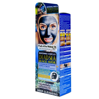 Маска плівка для обличчя Wokali Dead Sea Black Mask c водоростями WKL534 130 мл