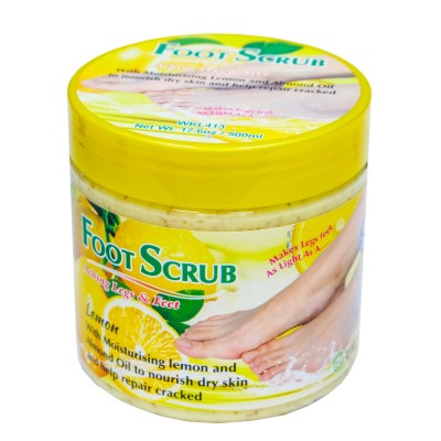 Скраб для ног Wokali Lemon Foot Scrub Aching Legs and Feet WKL413 500 мл