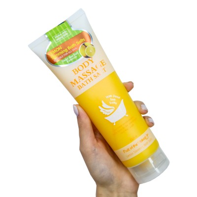 Скраб-соль для тела Wokali Lemon Slimming Bath Salt Body Massage KL001 380 г