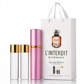 Міні парфум жіночий з феромонами Givenchy L`Interdit 3х15 мл
