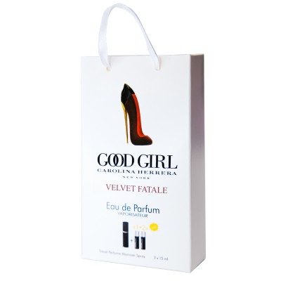 Парфюм женский Carolina Herrera Good Girl Velvet Fatale с феромонами 3х15 мл