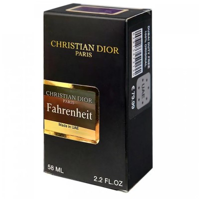 Dior Fahrenheit Perfume Newly чоловічий 58 мл