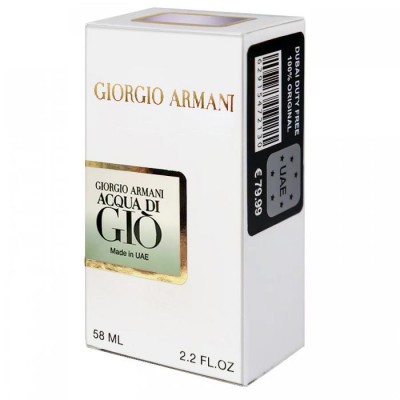 Giorgio Armani Acqua di Gio Perfume Newly мужской 58 мл