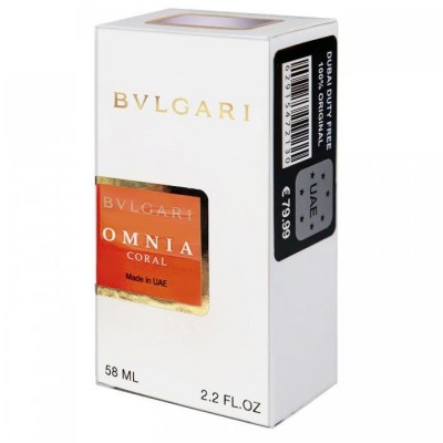 Bvlgari Omnia Coral Perfume Newly женский 58 мл
