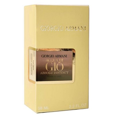 Giorgio Armani Acqua di Gio Absolu Instinct Perfume Newly чоловічий 58 мл