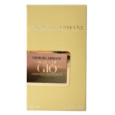 Giorgio Armani Acqua di Gio Absolu Instinct Perfume Newly чоловічий 58 мл
